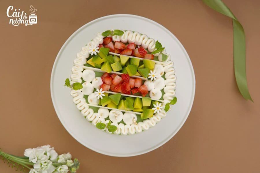 Avocado Daisy – Entremet Bơ & Hoa Cúc